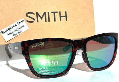 Smith Optics JOYA Tortoise ChromaPop POLARIZED Green Mirror Lens Sunglass