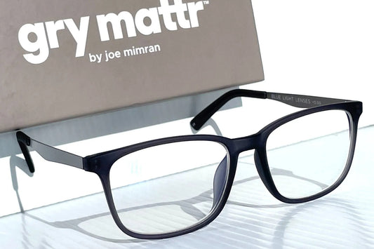 Gry Mattr DESIGNER READERS Slate Grey Frame WITTY Blue Light Blocking Eyewear