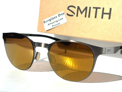 Smith Optics EASTBANK METAL Gunmetal ChromaPop POLARIZED Bronze Mirror Lens Sunglass
