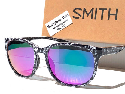 Smith Optics LAKE SHASTA Black Marble POLARIZED ChromaPop Violet Lens Sunglass