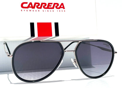 CARRERA Shiny Gunmetal Black Frame Gradient Black Sunglass 295/S 8079O