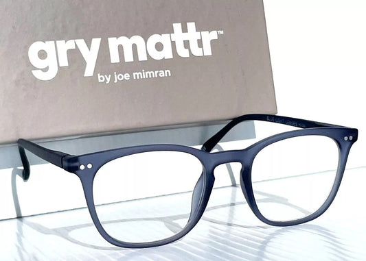 Gry Mattr DESIGNER READERS Matte Slate Blue SUAVE Blue Light Blocking Eyewear