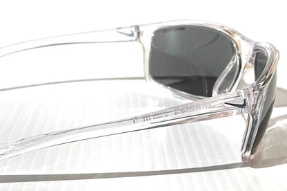 NIKE ADRENALINE Clear Grey MAX Optics Silver Mirror Lens Sunglass EV1112 900