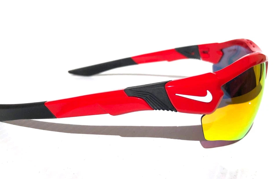 Nike SHOW X3 University Red Frame Red Mirror Road Tint Lens Sunglass DN9252 657
