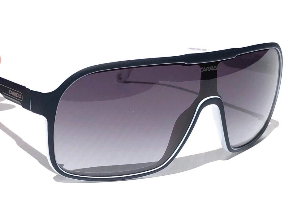 CARRERA White & Blue Frame Gradient Grey Lens Sunglass 1046/S 0JU9O