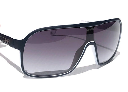 CARRERA White & Blue Frame Gradient Grey Lens Sunglass 1046/S 0JU9O