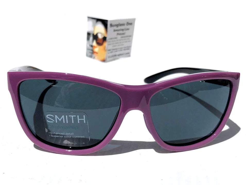 Smith Optics ECLIPSE Mauve Violet Black ChromaPop Black Lens Sunglass HK8