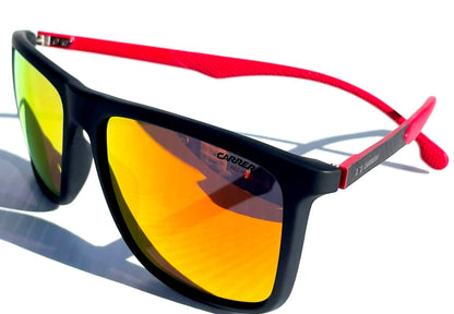 CARRERA Matte Black Red SPORT Ruby Lens Sunglass 8032/S 0003