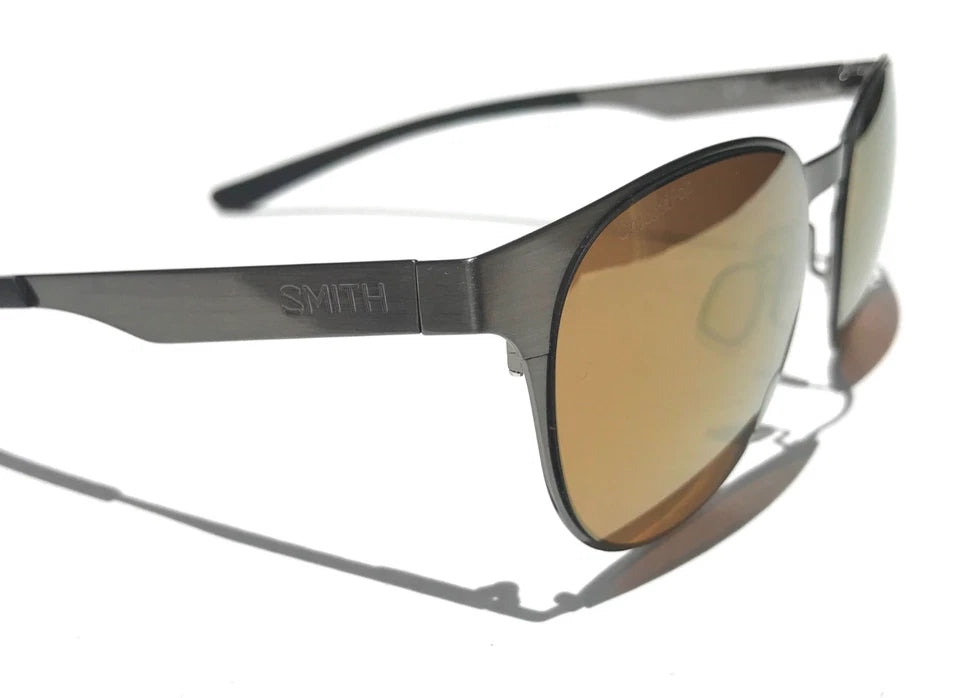 Smith Optics EASTBANK METAL Gunmetal ChromaPop POLARIZED Bronze Mirror Lens Sunglass