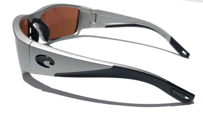 Costa Del Mar CORBINA PRO Silver Metallic POLARIZED Copper 580G GLASS Lens Sunglass 9109-08