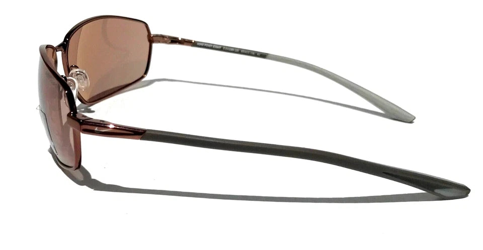 NIKE PIVOT EIGHT Shiny Walnut Frame Electric Course Tint Lens Sunglass EV1089 220