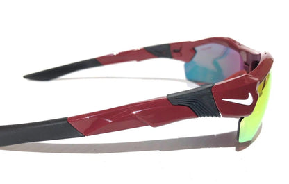 Nike SHOW X3 Team Burgundy Frame Red Mirror Road Tint Lens Sunglass DN9252 677