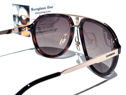 CARRERA Havana Gold & Tortoise Frame Gradient Brown Sunglass CA1003/SSAM 02IK