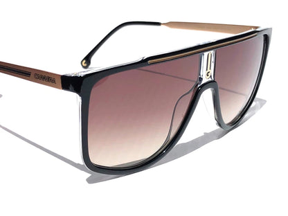 CARRERA Black Gold Frame Gradient Brown Lens Sunglass 1056/S 2M2HA