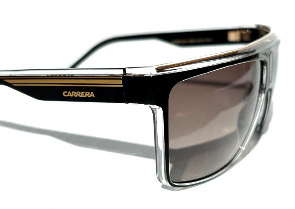 CARRERA Shiny Black & Gold Frame Brown Lens Sunglass 22/N 2M2/HA