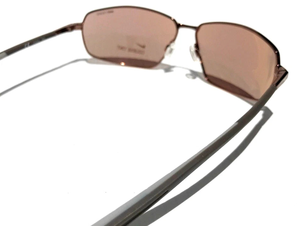 NIKE PIVOT EIGHT Shiny Walnut Frame Electric Course Tint Lens Sunglass EV1089 220