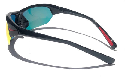 NIKE SKYLON ACE Black MAX Optics Red Mirror Lens Sunglass DV2163 010