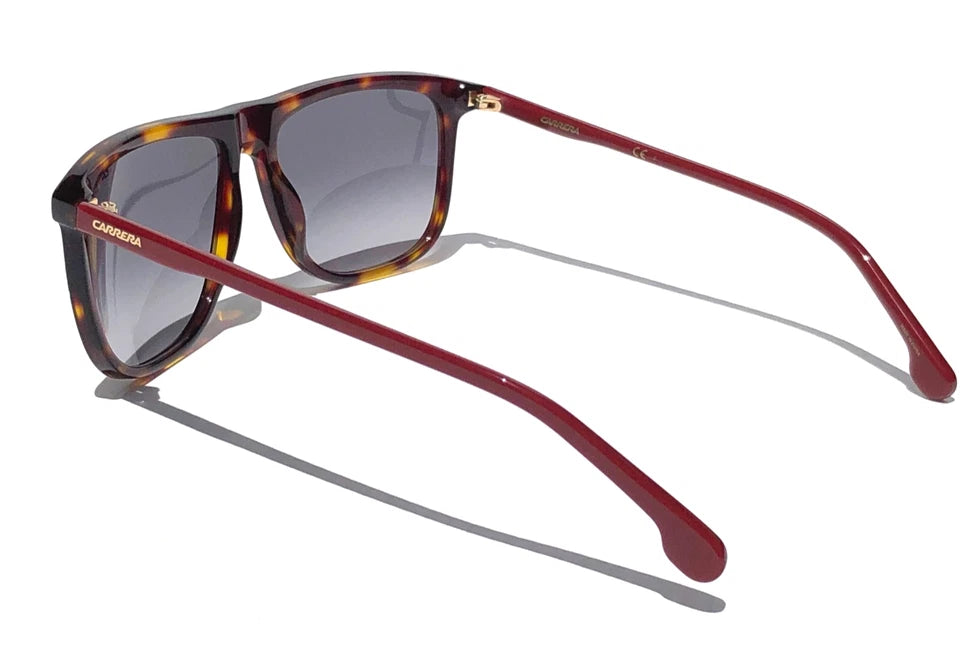 CARRERA Red Gold Tortoise Frame Gradient Grey Lens Sunglass 218/S AU29O