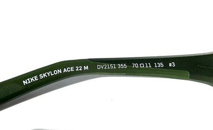 NIKE SKYLON ACE Atomic Green Brown MAX Optics Green Mirror Lens Sunglass DV2151 355