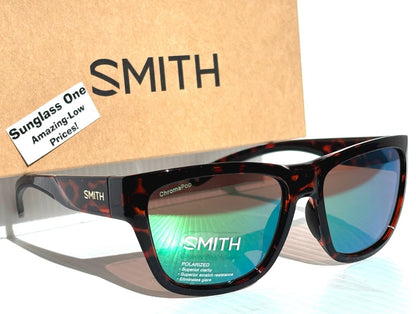 Smith Optics JOYA Tortoise ChromaPop POLARIZED Green Mirror Lens Sunglass