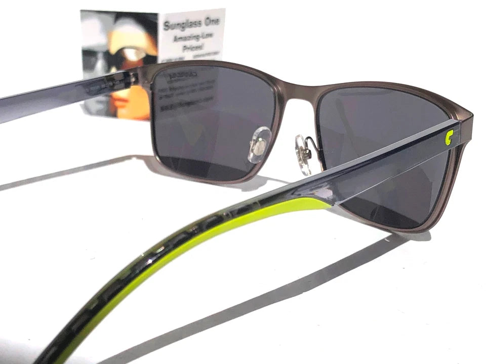 CARRERA Matte Dark Ruth Metal Frame Dark Grey Lens Sunglass 2037T/S R80IR