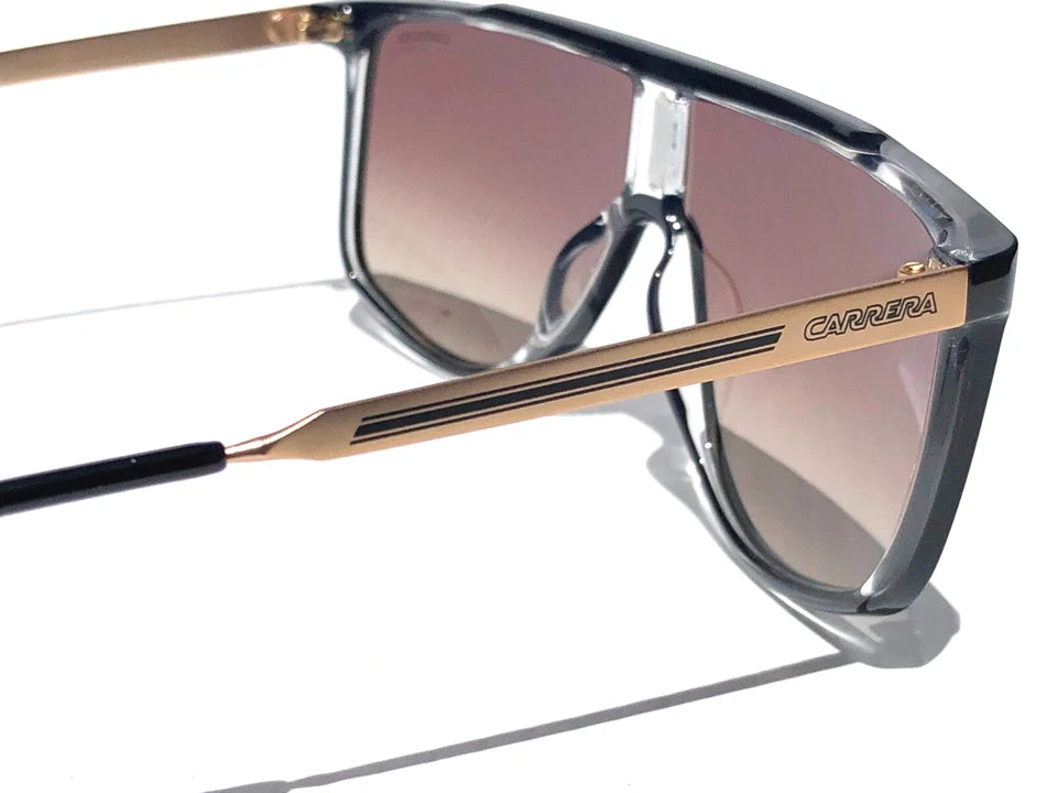 CARRERA Black Gold Frame Gradient Brown Lens Sunglass 1056/S 2M2HA