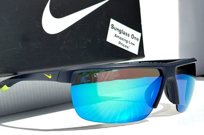 NIKE TEMPEST M Obsidian Bright Cactus Frame Green Mirror Sunglass CW4665 451