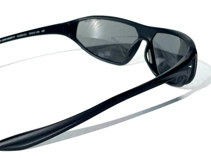 Nike AERO SWIFT Black & White POLARIZED Grey Lens Sunglass DQ0989 011
