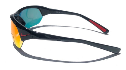 NIKE SKYLON ACE Charcoal Black MAX Optics Red Mirror Lens Sunglass FQ4684 010
