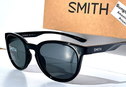 Smith Optics EASTBANK Black POLARIZED Carbonic Gray Lens Sunglass