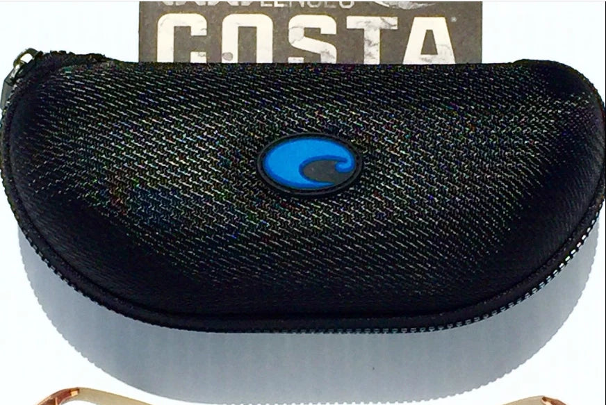 Costa Del Mar ISLA Deep Teal Crystal POLARIZED Gray 580G GLASS Lens Sunglass ISA 244