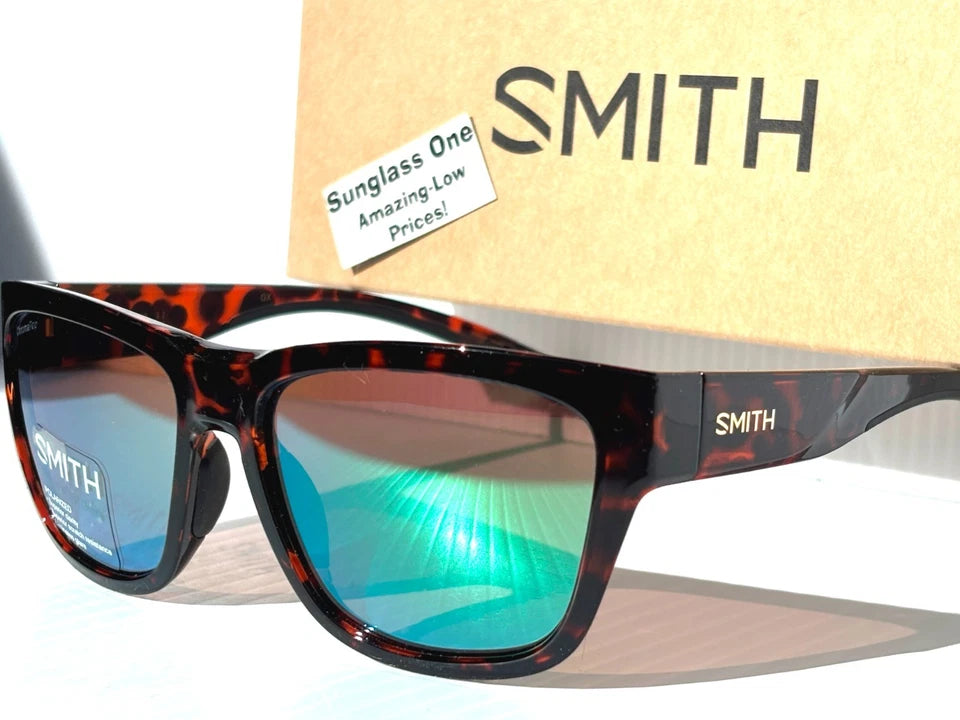 Smith Optics JOYA Tortoise ChromaPop POLARIZED Green Mirror Lens Sunglass