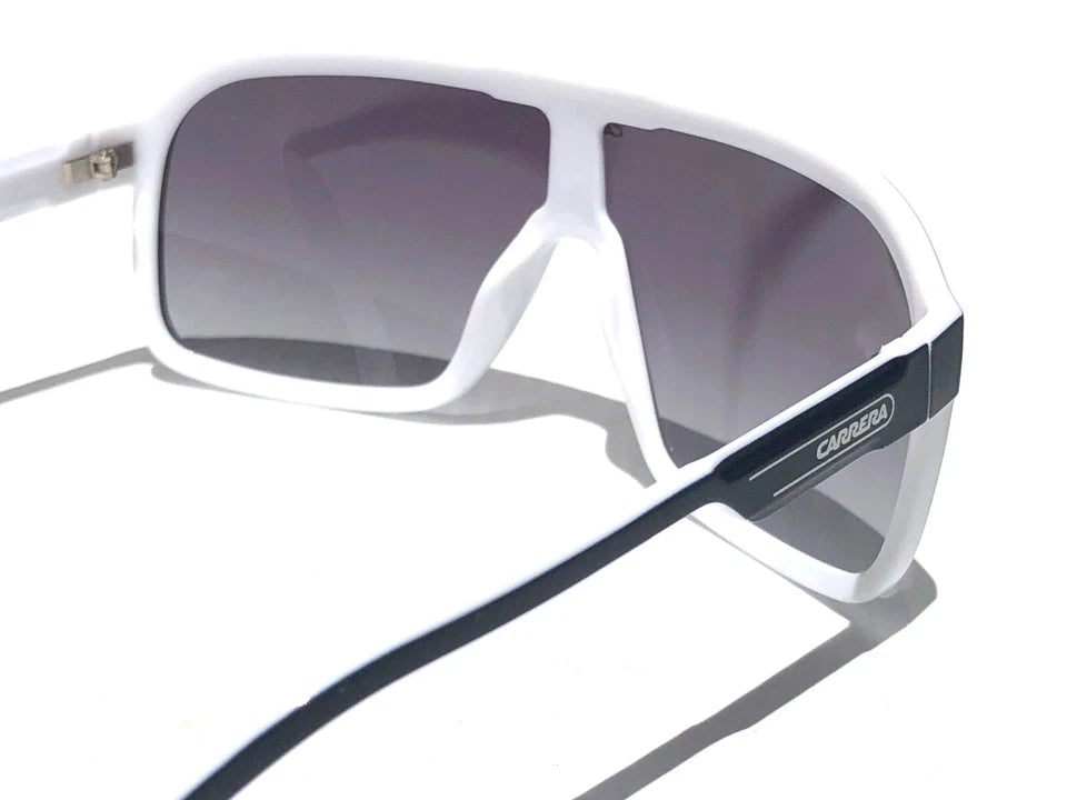 CARRERA White & Blue Frame Gradient Grey Lens Sunglass 1046/S 0JU9O