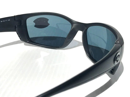 Costa Del Mar Fisch BLACKOUT POLARIZED Gray Lens 580P Sunglass FS 01 OGP
