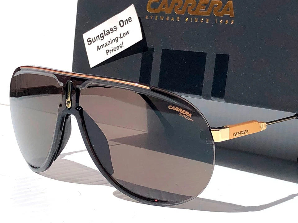 CARRERA SUPERCHAMPION Brown & Gold Frame Brown Lens Sunglass 2M22K
