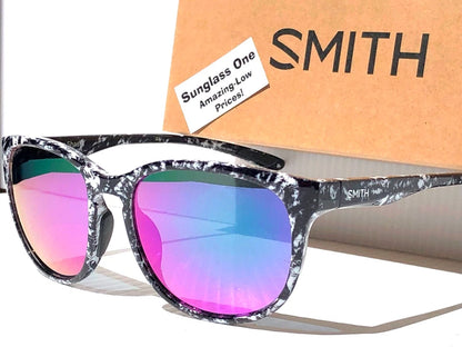 Smith Optics LAKE SHASTA Black Marble POLARIZED ChromaPop Violet Lens Sunglass