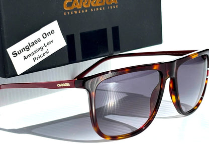 CARRERA Red Gold Tortoise Frame Gradient Grey Lens Sunglass 218/S AU29O