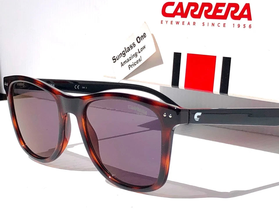 CARRERA Havana Frame Blue Grey Lens Sunglass 2022T/S 05XT