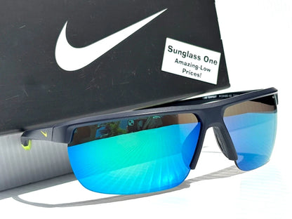 NIKE TEMPEST M Obsidian Bright Cactus Frame Green Mirror Sunglass CW4665 451