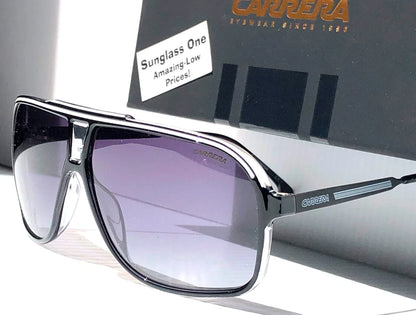 CARRERA GRAND PRIX 3 Black & Translucent Frame Grey Gradient Sunglass 80S9O