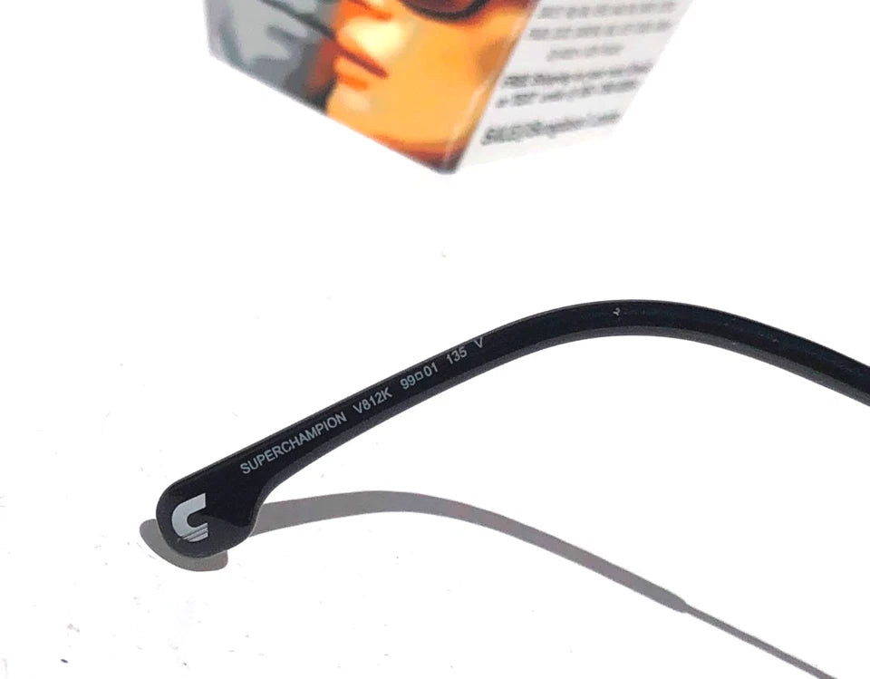 CARRERA SUPERCHAMPION Black Frame Black Lens Sunglass V812K