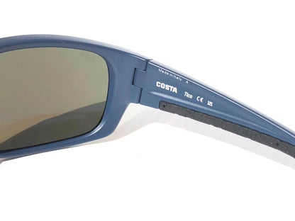 Costa Del Mar TICO Matte Midnight Blue POLARIZED Blue 580G GLASS Sunglass TCO14