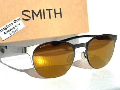 Smith Optics EASTBANK METAL Gunmetal ChromaPop POLARIZED Bronze Mirror Lens Sunglass