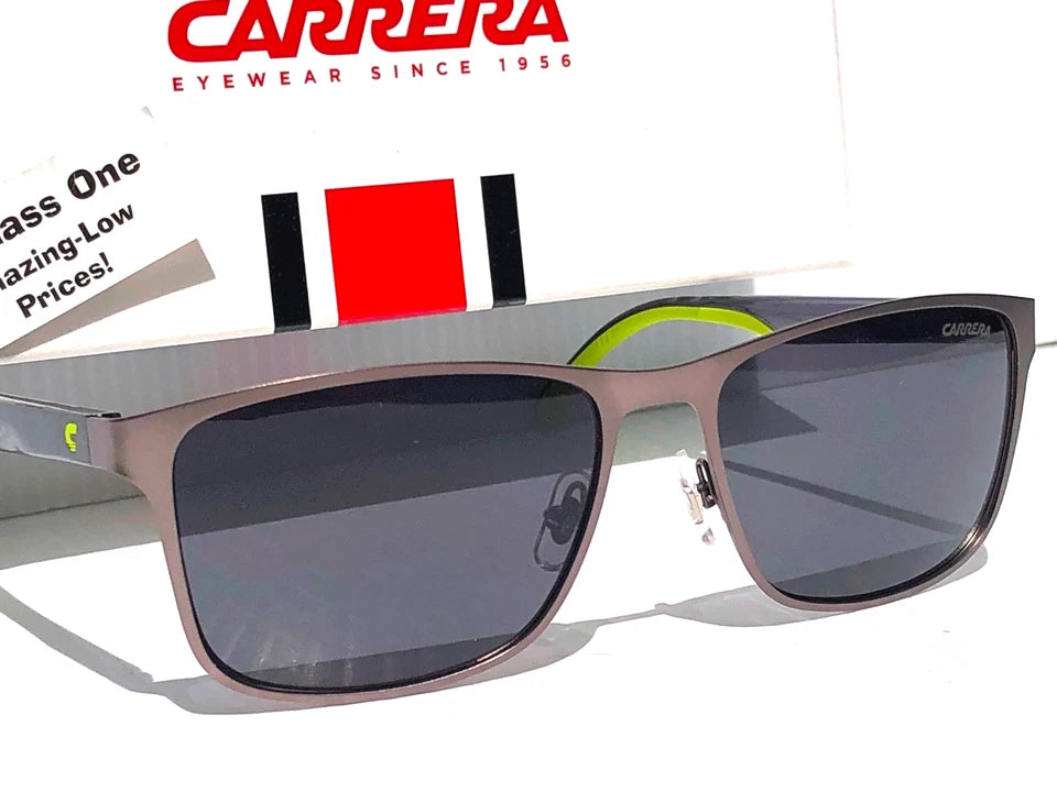CARRERA Matte Dark Ruth Metal Frame Dark Grey Lens Sunglass 2037T/S R80IR