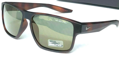 NIKE Essential Venture Mat Tortoise Flash Green Gunmetal Lens Sunglass EV1001 200