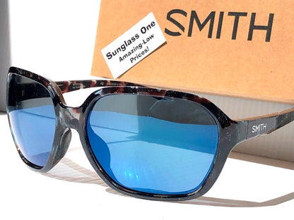 Smith Optics WHITNEY Sky Tortoise ChromaPop POLARIZED Blue Mirror Lens Sunglass