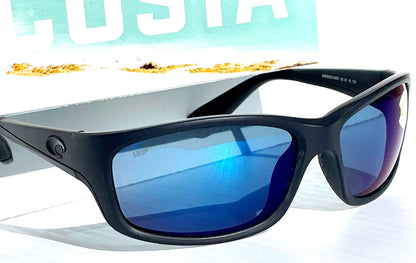 COSTA Del Mar JOSE Blackout POLARIZED Blue Mirror 580P Lens Sunglass JO 01 OBMP