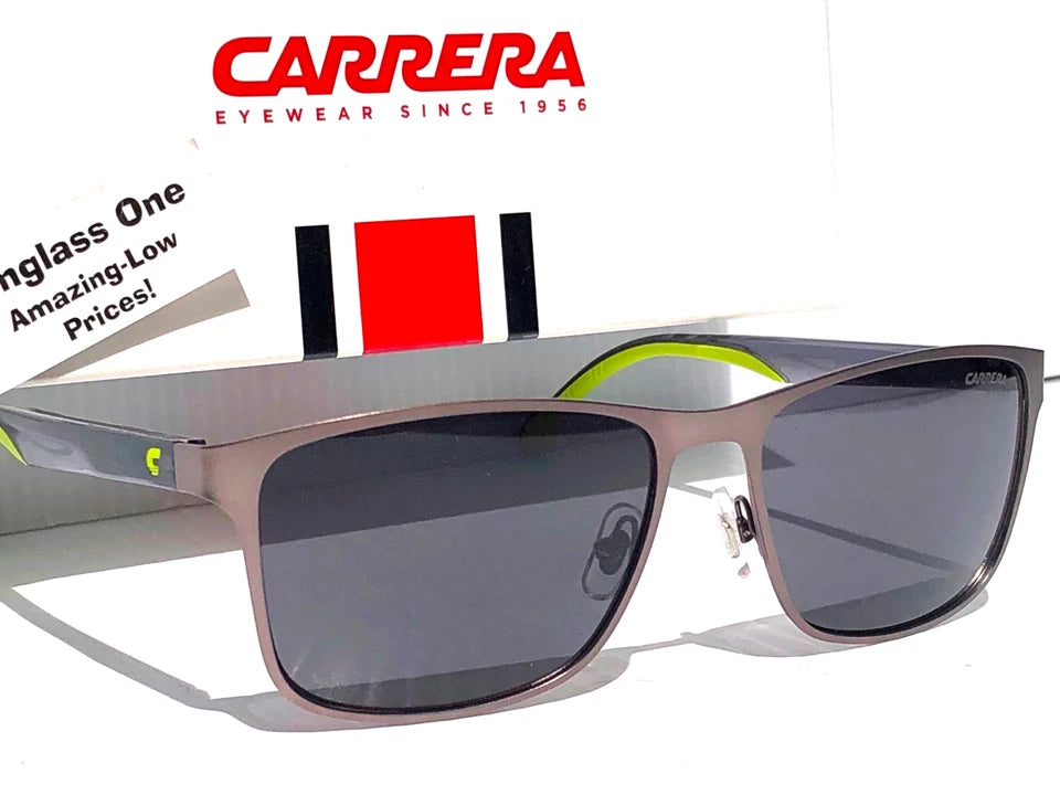 CARRERA Matte Dark Ruth Metal Frame Dark Grey Lens Sunglass 2037T/S R80IR