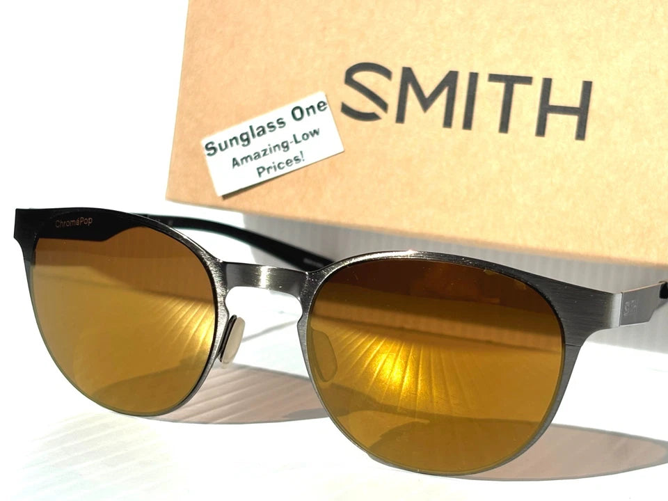 Smith Optics EASTBANK METAL Gunmetal ChromaPop POLARIZED Bronze Mirror Lens Sunglass