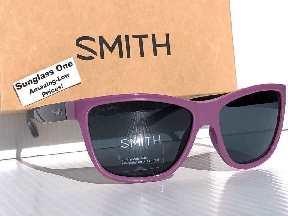 Smith Optics ECLIPSE Mauve Violet Black ChromaPop Black Lens Sunglass HK8